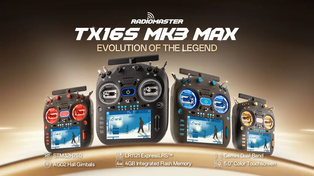 radiomaster tx16s mk3 max radio controller elrs m2