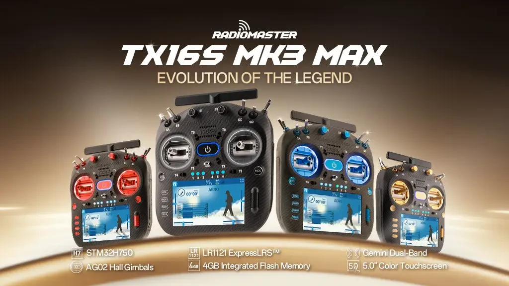 radiomaster tx16s mk3 max radio controller elrs m2