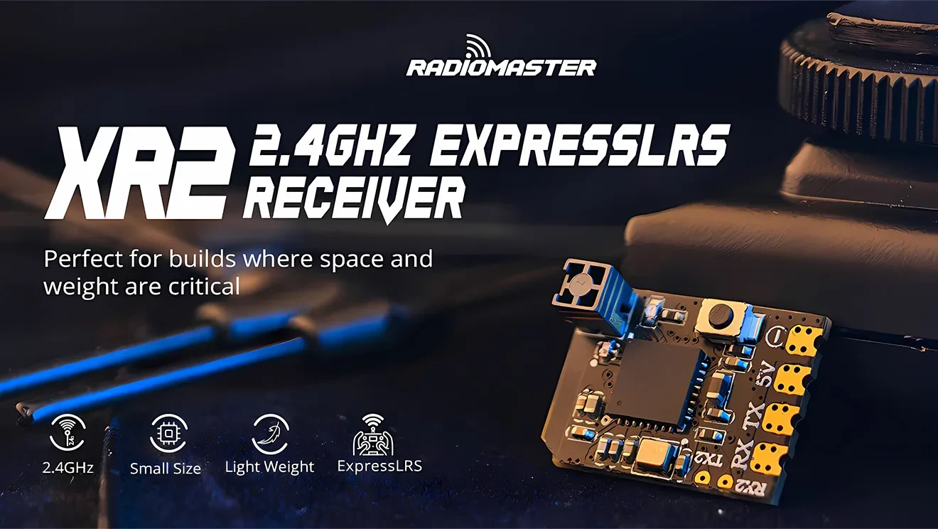 radiomaster xr2 nano 2.4ghz expresslrs receiver pc