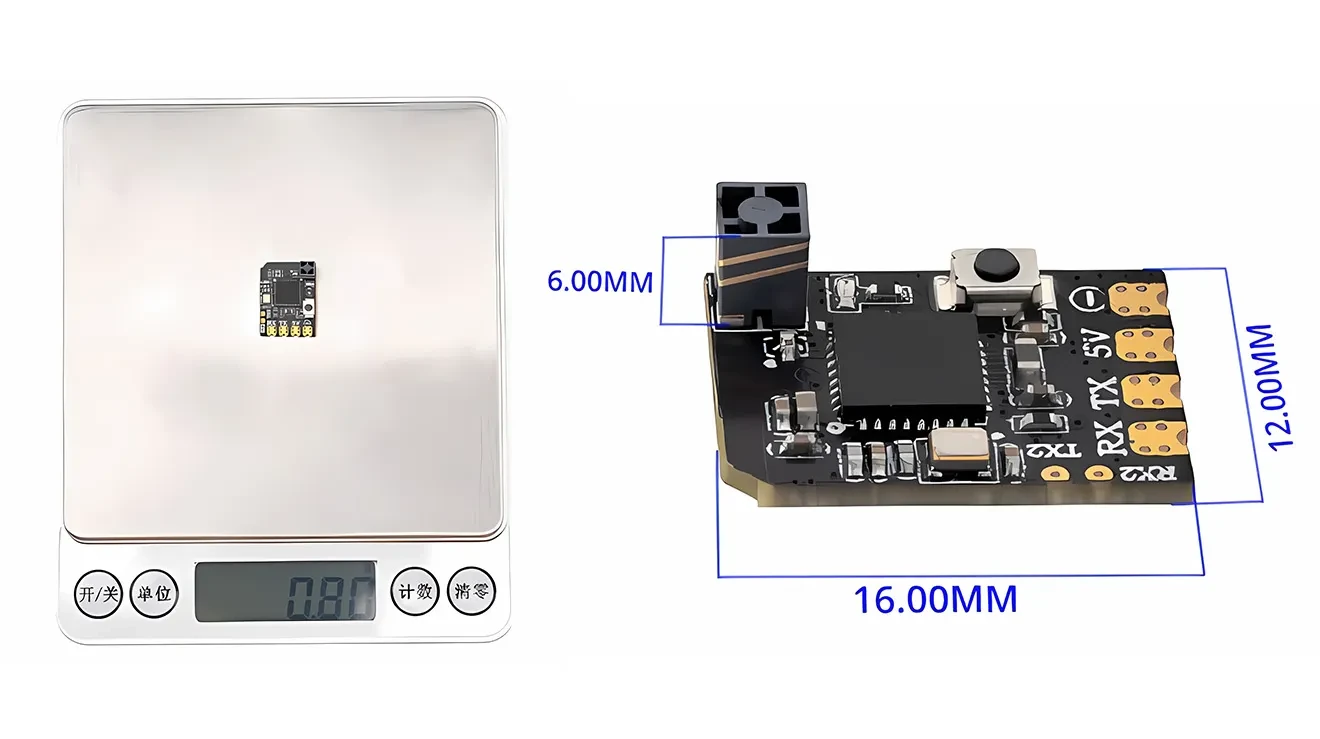 radiomaster xr2 nano 2.4ghz expresslrs receiver size pc