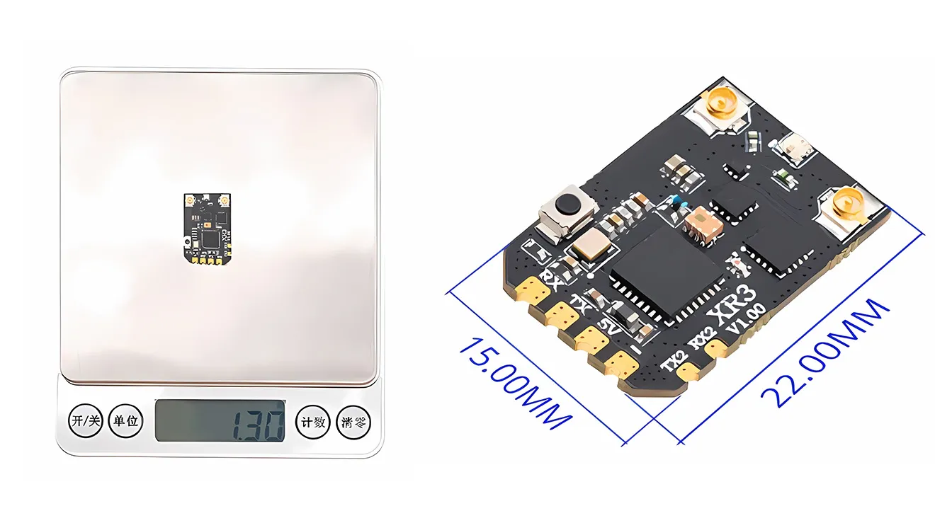 radiomaster xr3 nano expresslrs size