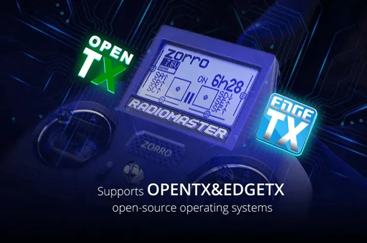 RADIOMASTER ZORRO ELRS 4-in-1 （モード2 ） RadioMaster Zorro Max Radio Controller - 4-in-1 Multi / ELRS