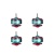 rcinpower 0702 brushless motor pink blue 4pcs