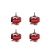 rcinpower 0702 brushless motor sliver red 4pcs
