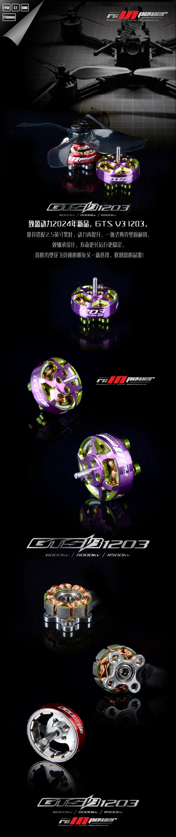 rcinpower gts v3 1203 motor pics