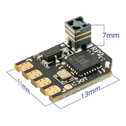 rp2 v2 expresslrs 2.4ghz nano receiver size