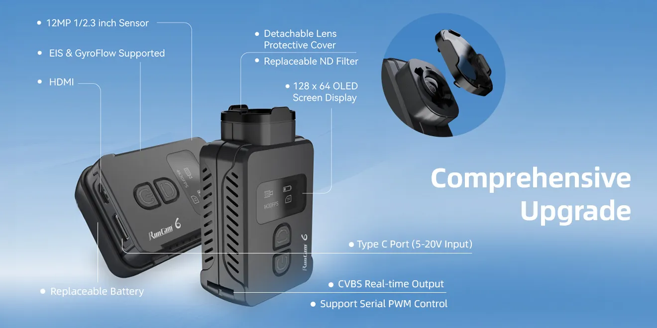 Runcam 6 Camera Comprehensive Upgrade