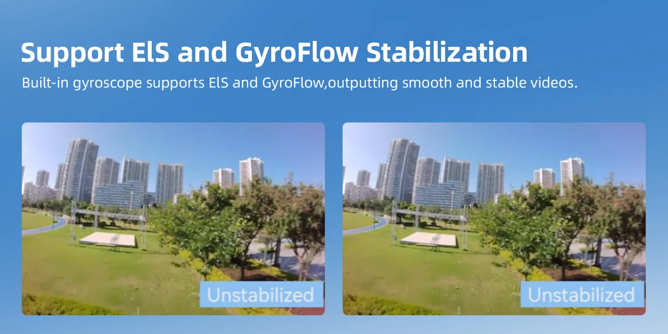 Runcam 6 Camera Support EIS