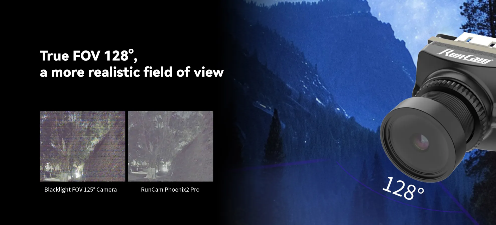 runcam phoenix 2 pro 128° FOV