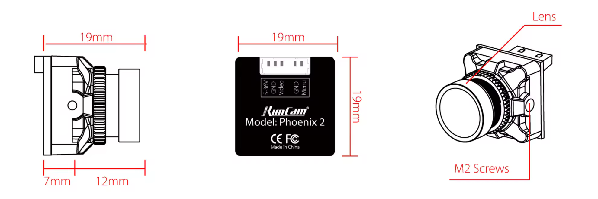 runcam phoenix 2 size