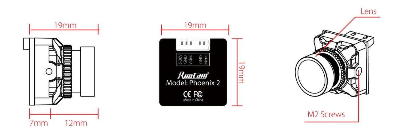 runcam phoenix 2 size