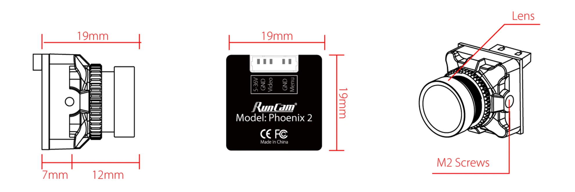 runcam phoenix 2 size
