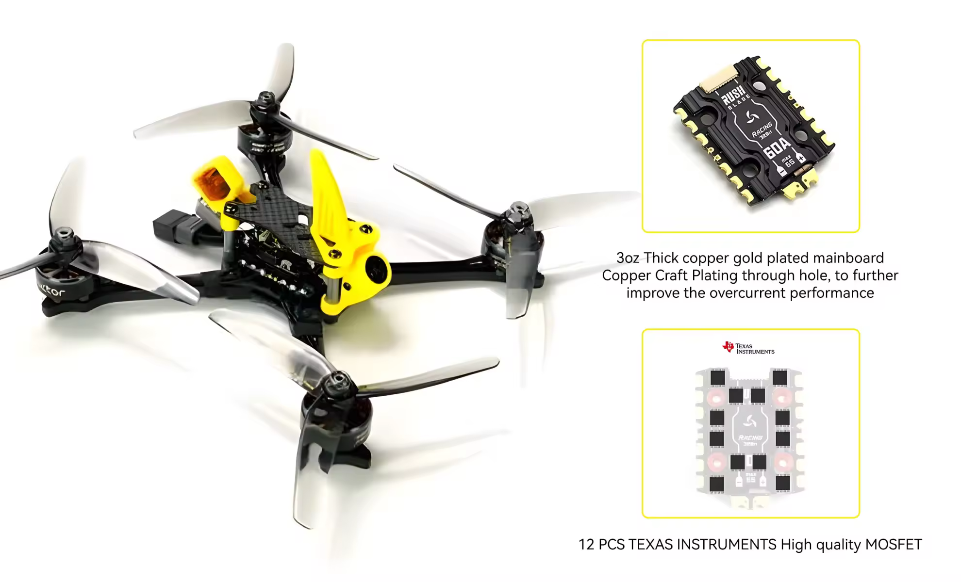 rushfpv rush blade 32bit 60a 1