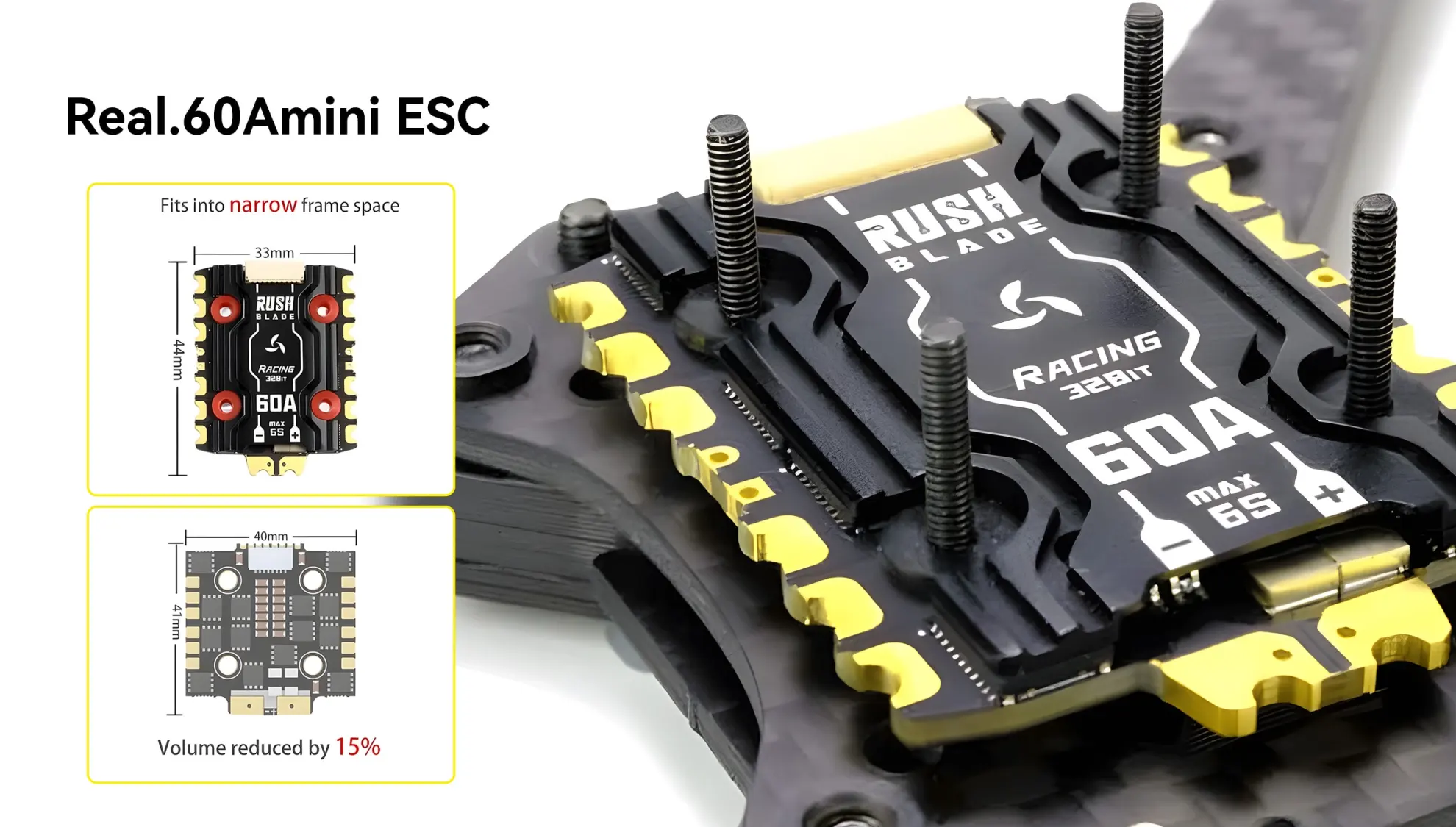 rushfpv rush blade 32bit 60a