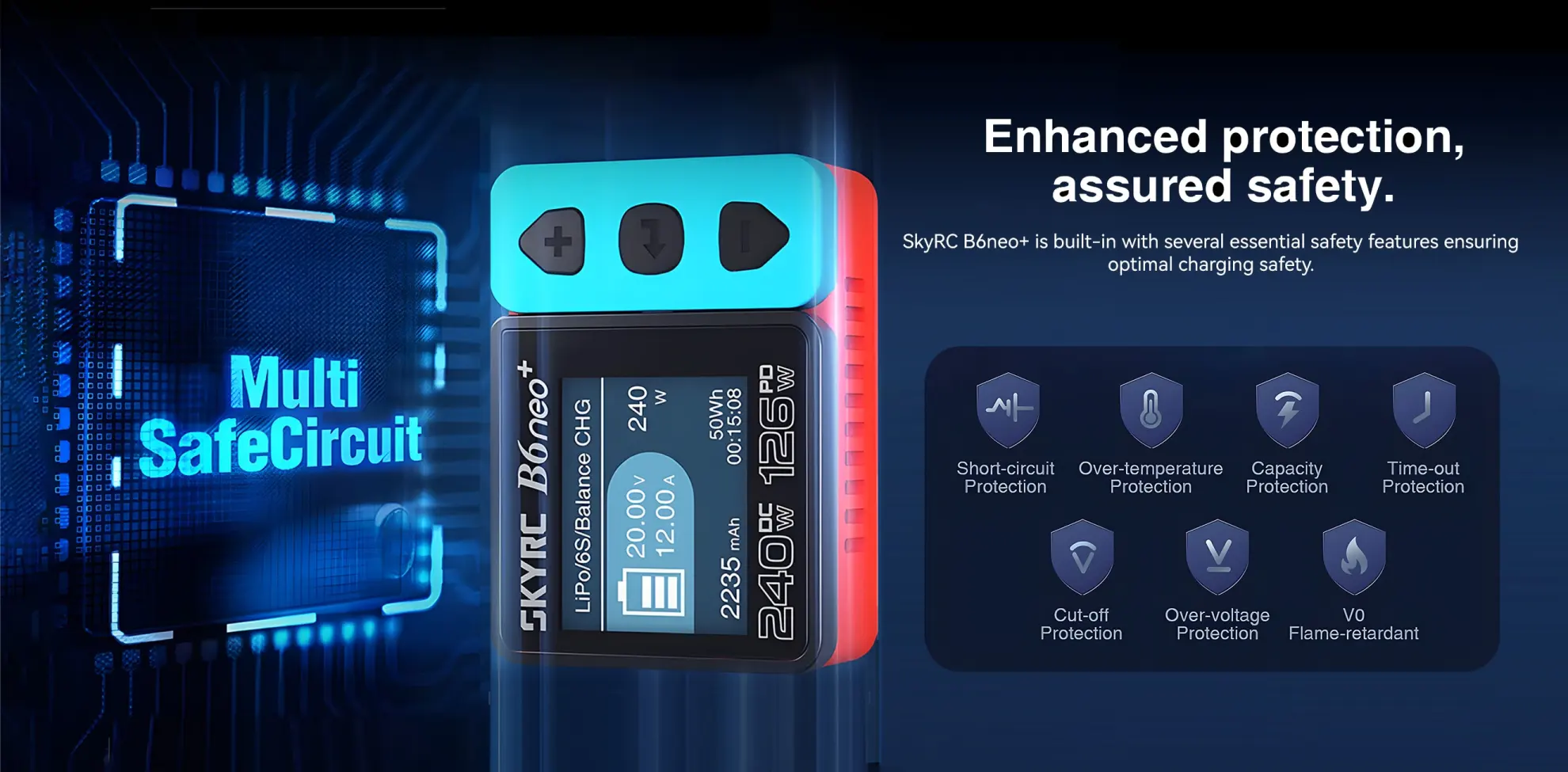 skyrc b6neo 240w smart charger fast rc battery8