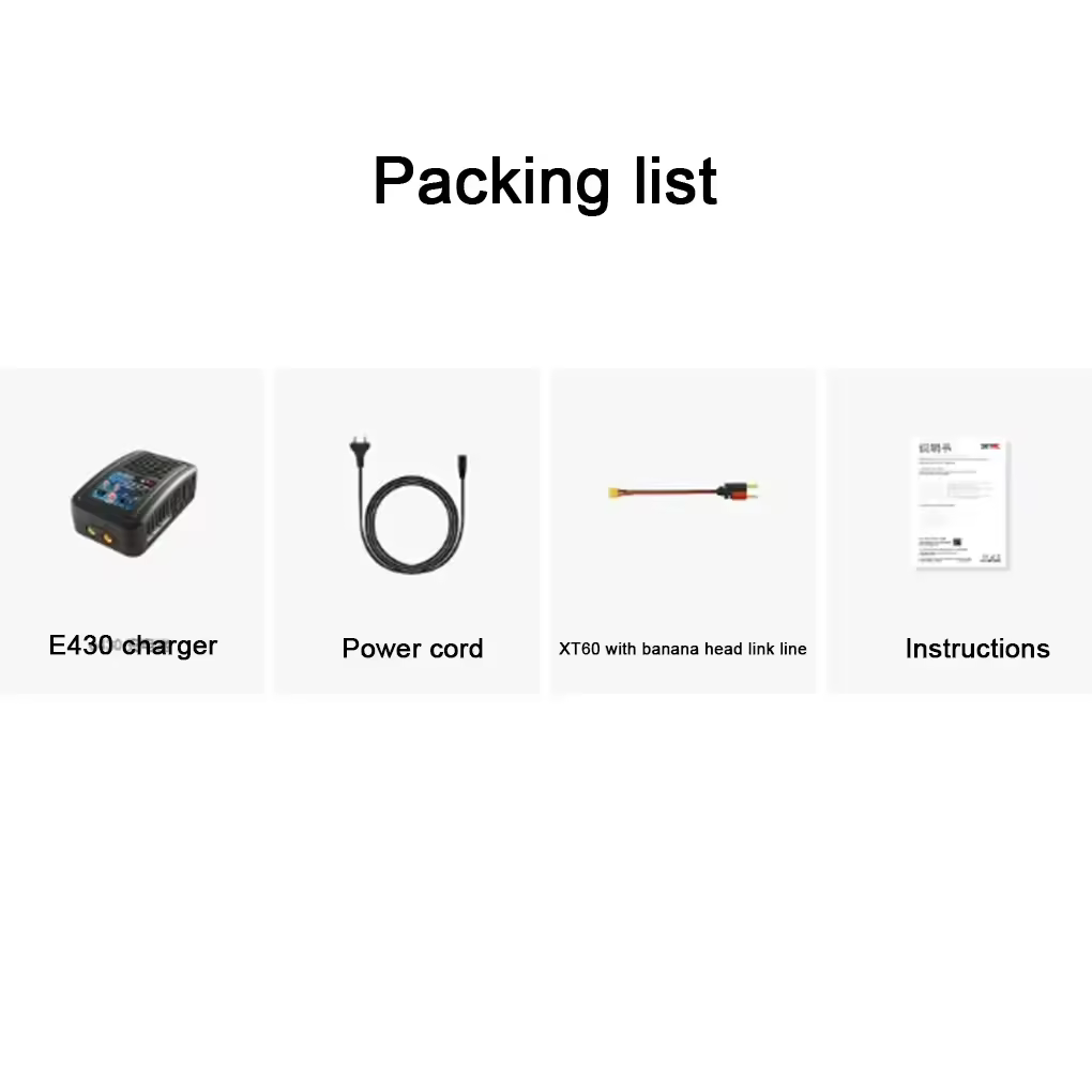 skyrc e430 ac balance charger package