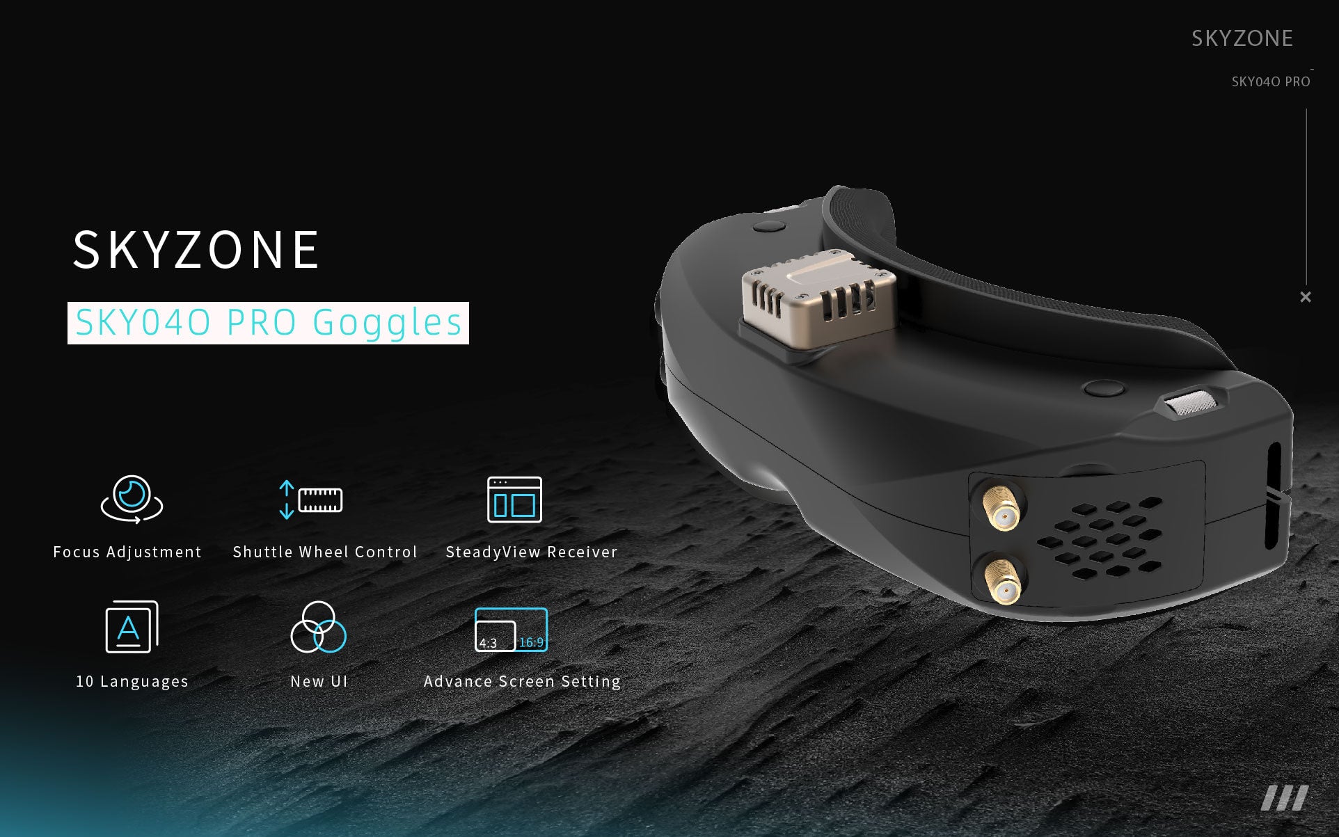 SKYページ SKYZONE SKY04O PRO Goggle with Head Tracker