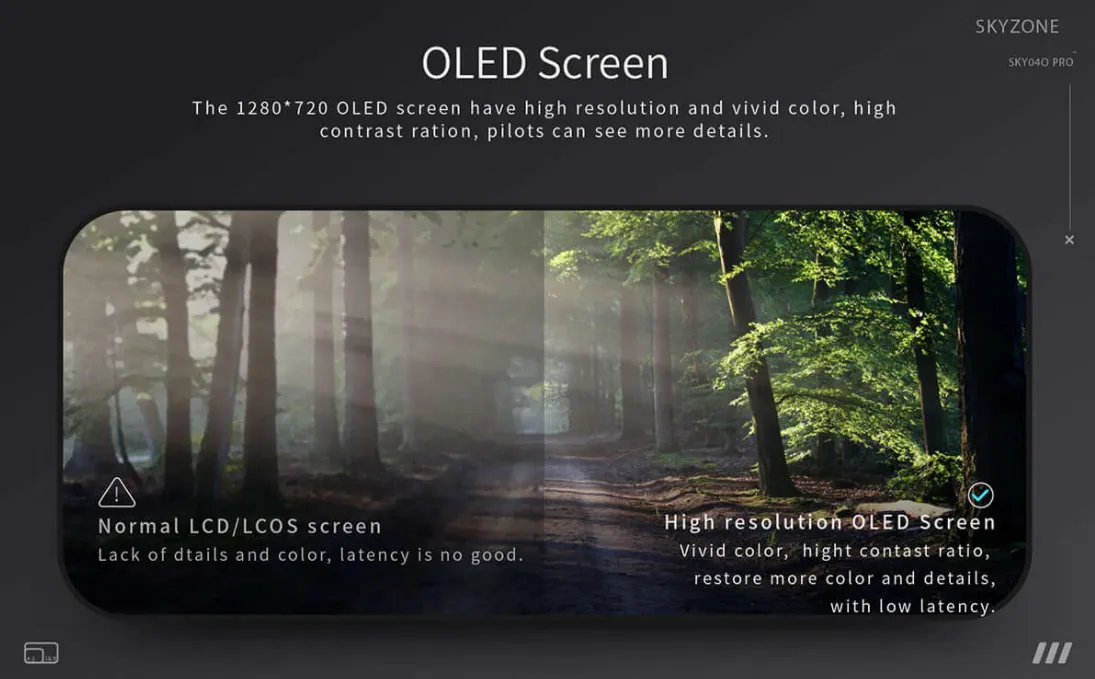 skyzone sky04o pro oled screen