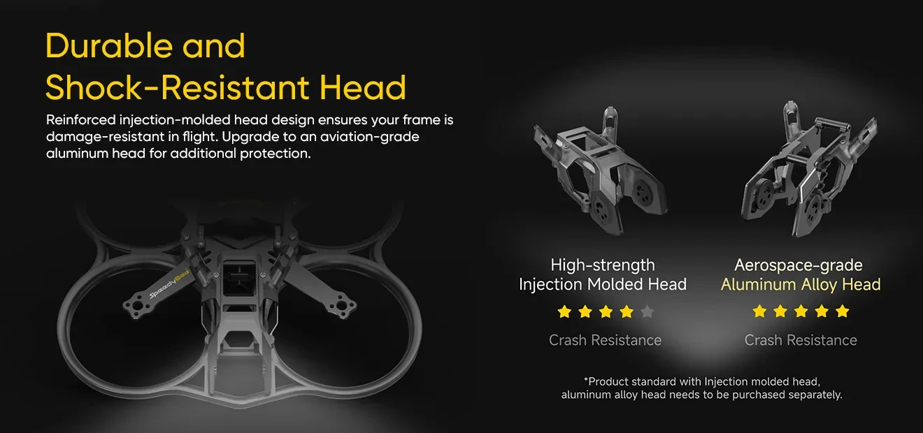 speedybee bee25 wireless tuning frame durable head
