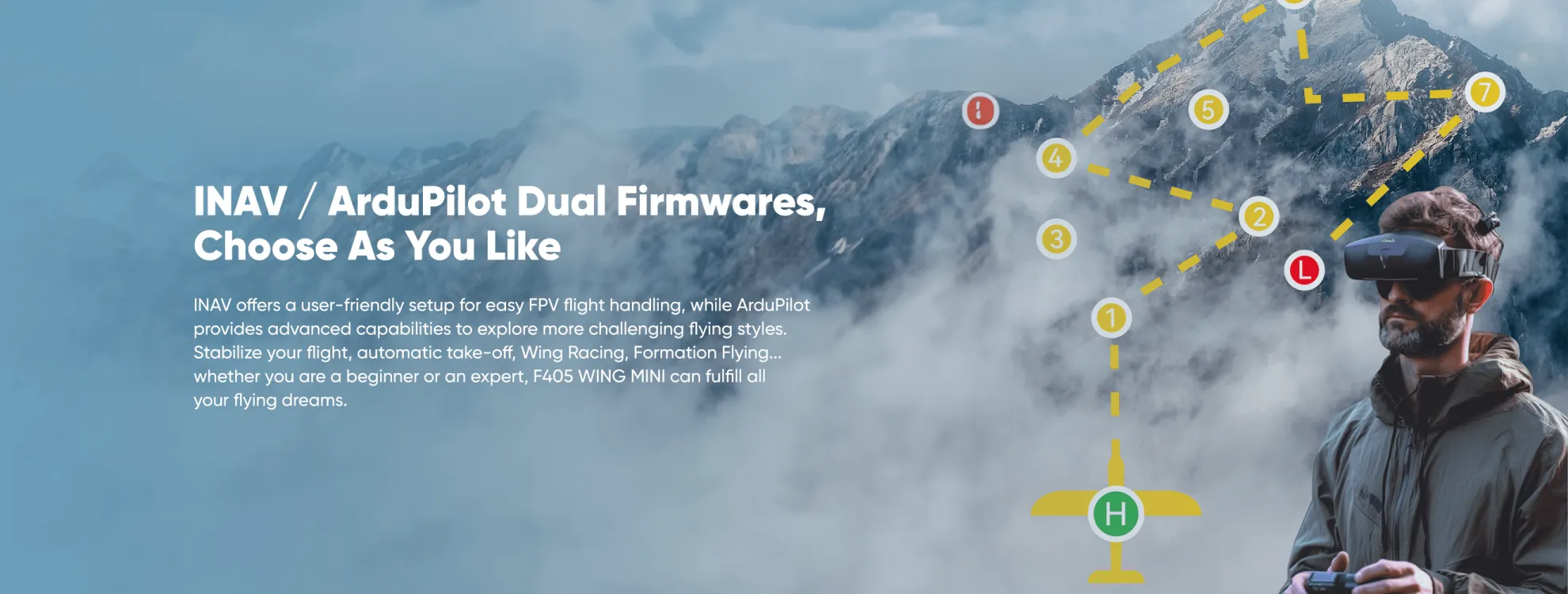 speedybee f405 flight controller inav duai firmwares