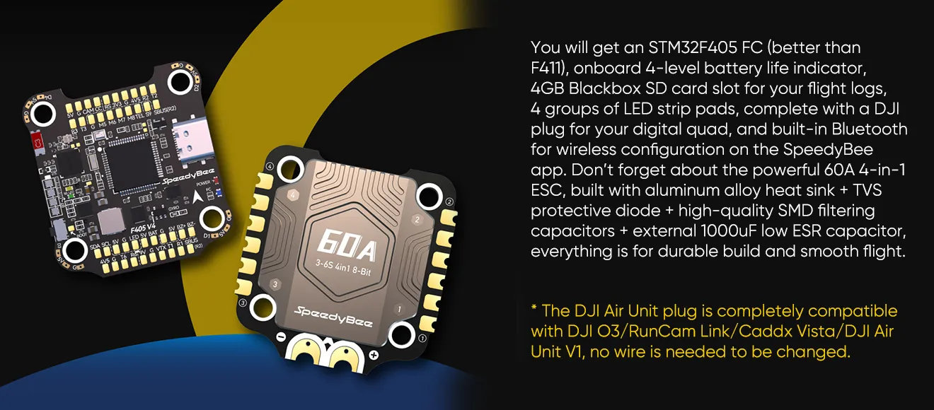 speedybee f405 v4 bls 60a stack products introduction