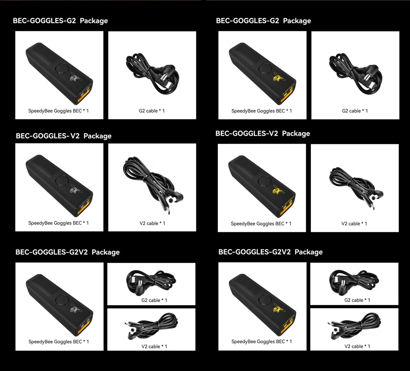 speedybee goggles bec package