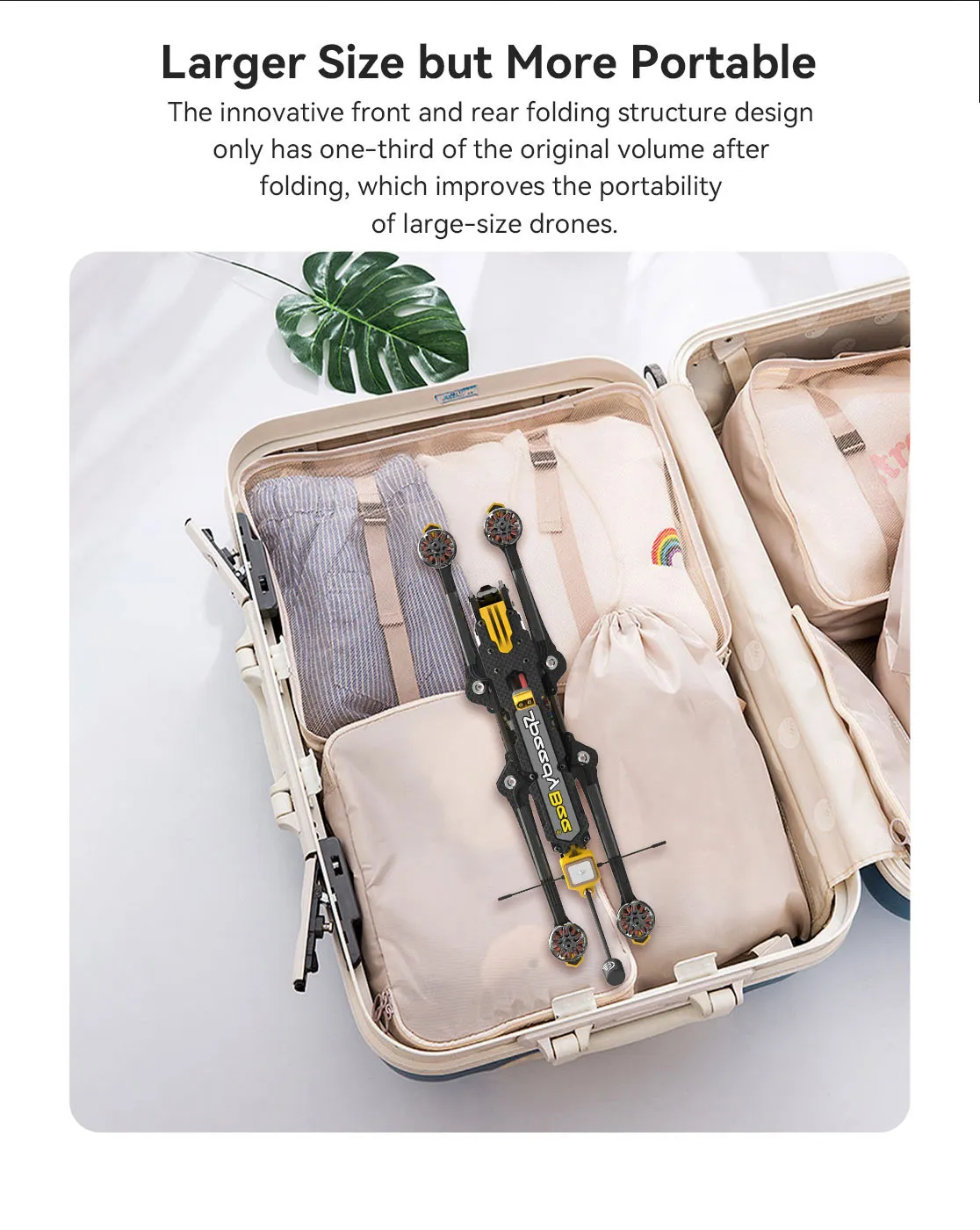 Speedybee mario 8 fpv frame shrinkable