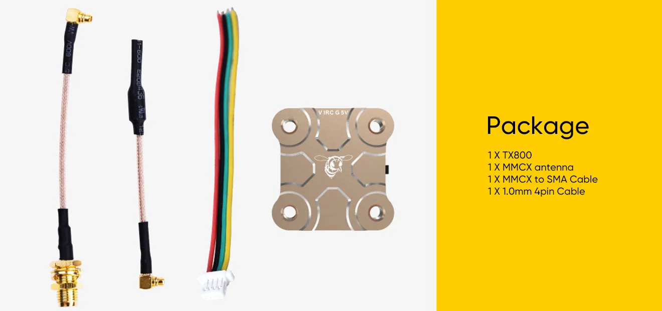 speedybee tx800 5.8ghz vtx package