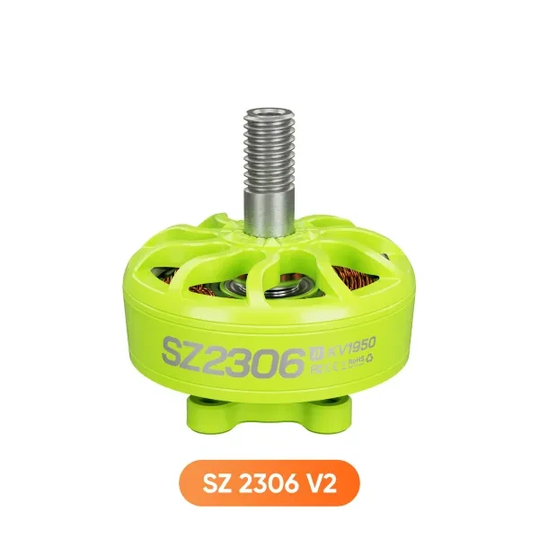 sz 2306 v2 FPV-Motor 1950kv grüne Ansicht