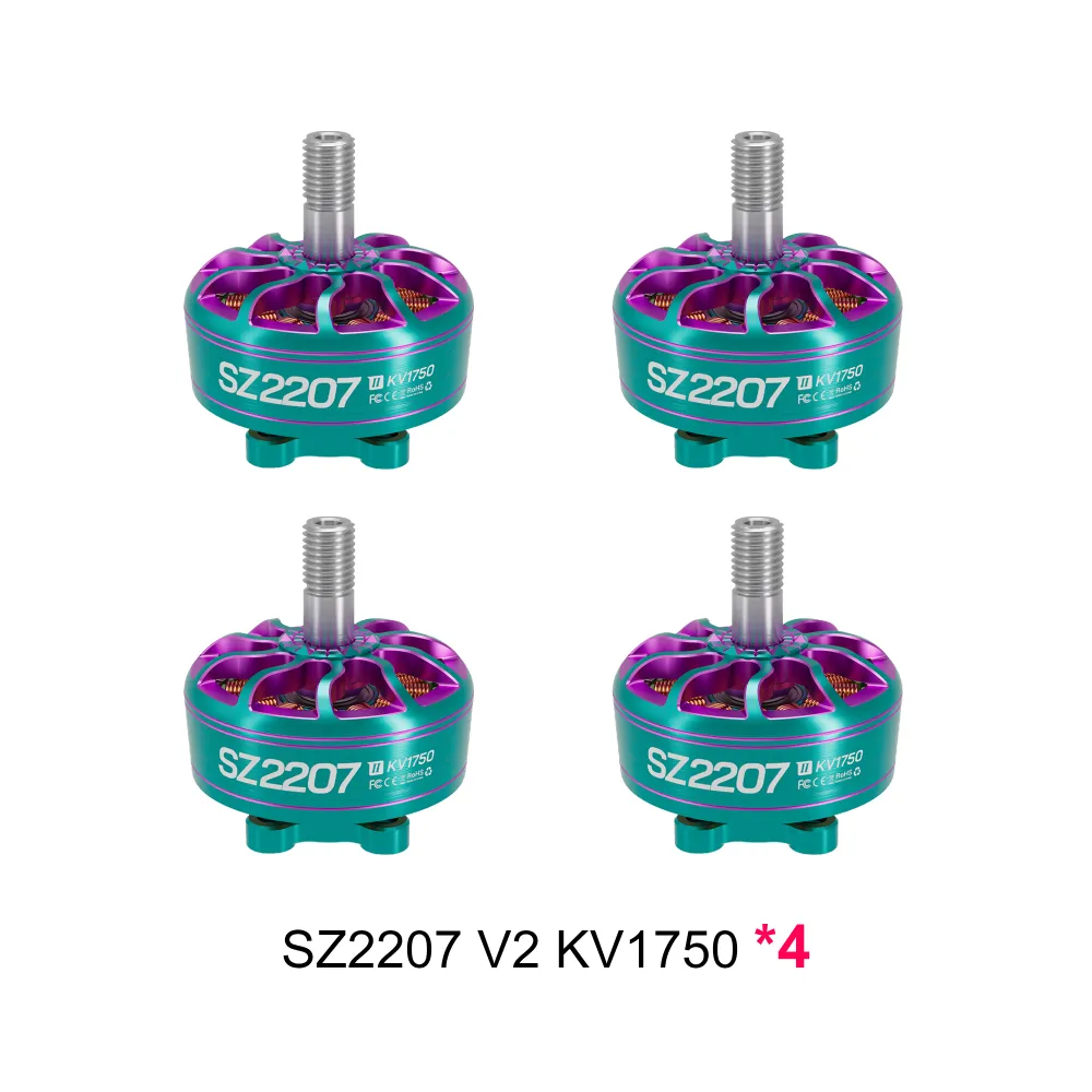 SZ2207 V2 1750KV Motor Cyan