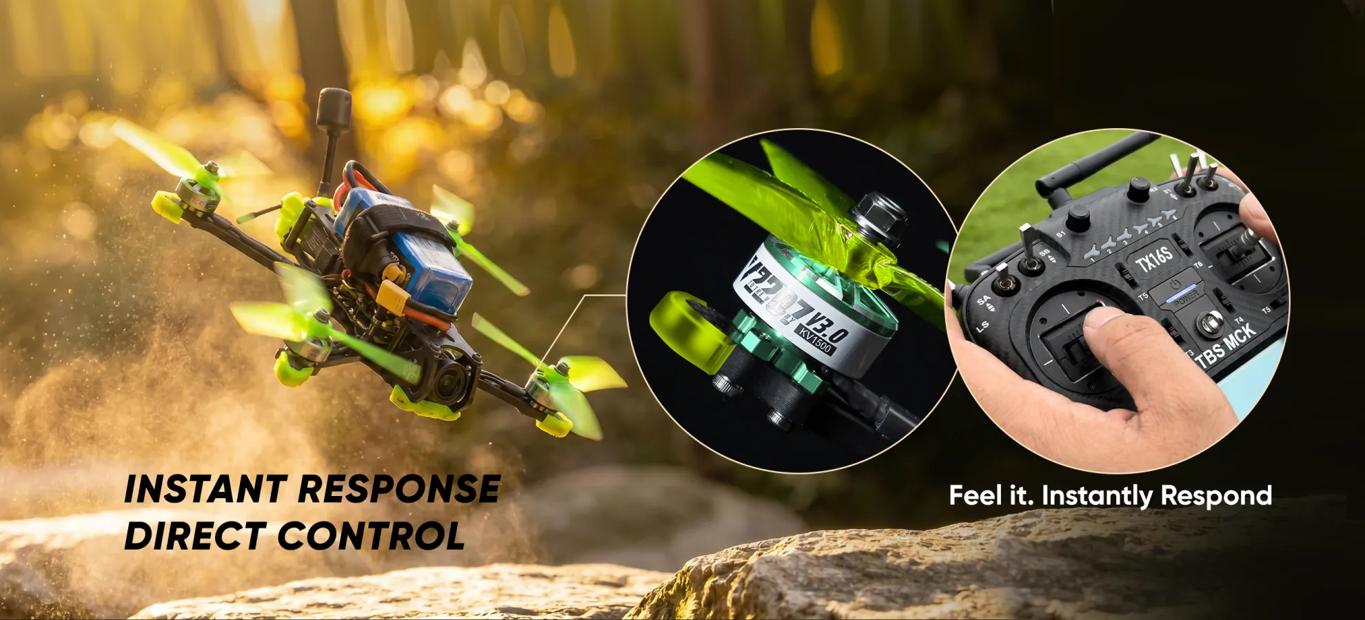 t hobby 5 inch freestyle 6s power system fast reponse pc h5