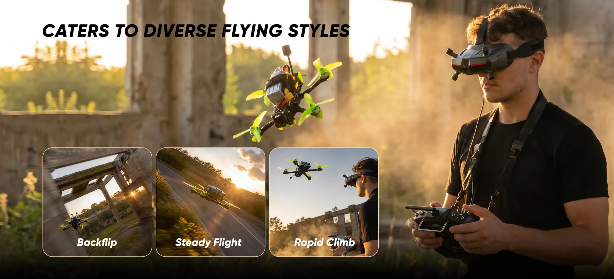 t hobby 5 inch freestyle 6s power system flying style pc h5