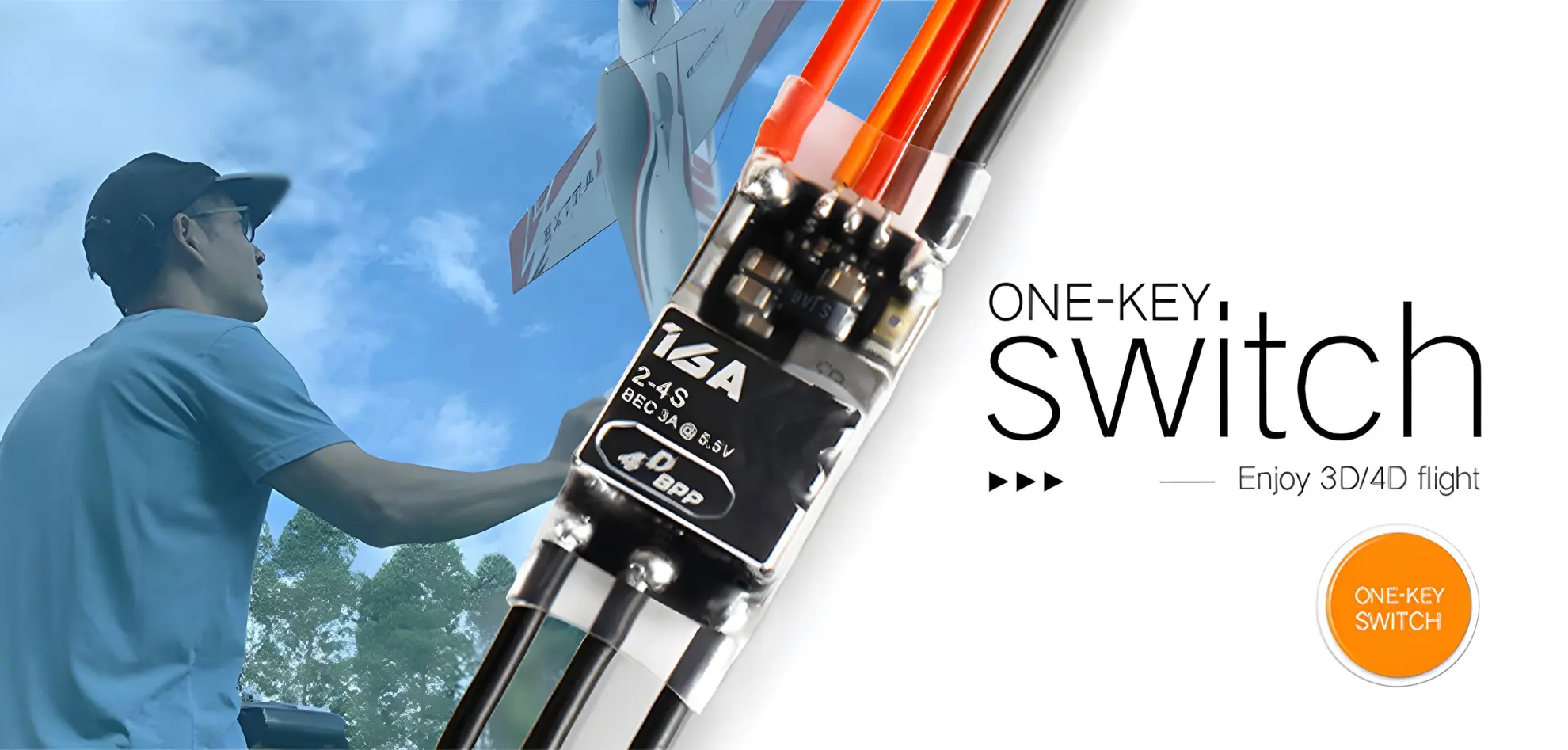 t hobby am16a f3p 3d4d esc one key switch