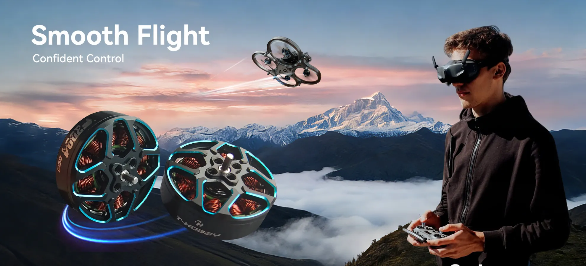 t hobby clean flight attitude and confident control