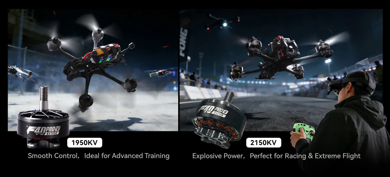 t hobby f40 pro motor kv options pc