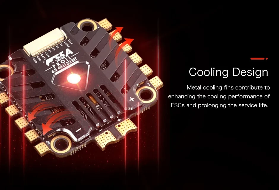 t hobby f55a pro ii esc cooling design