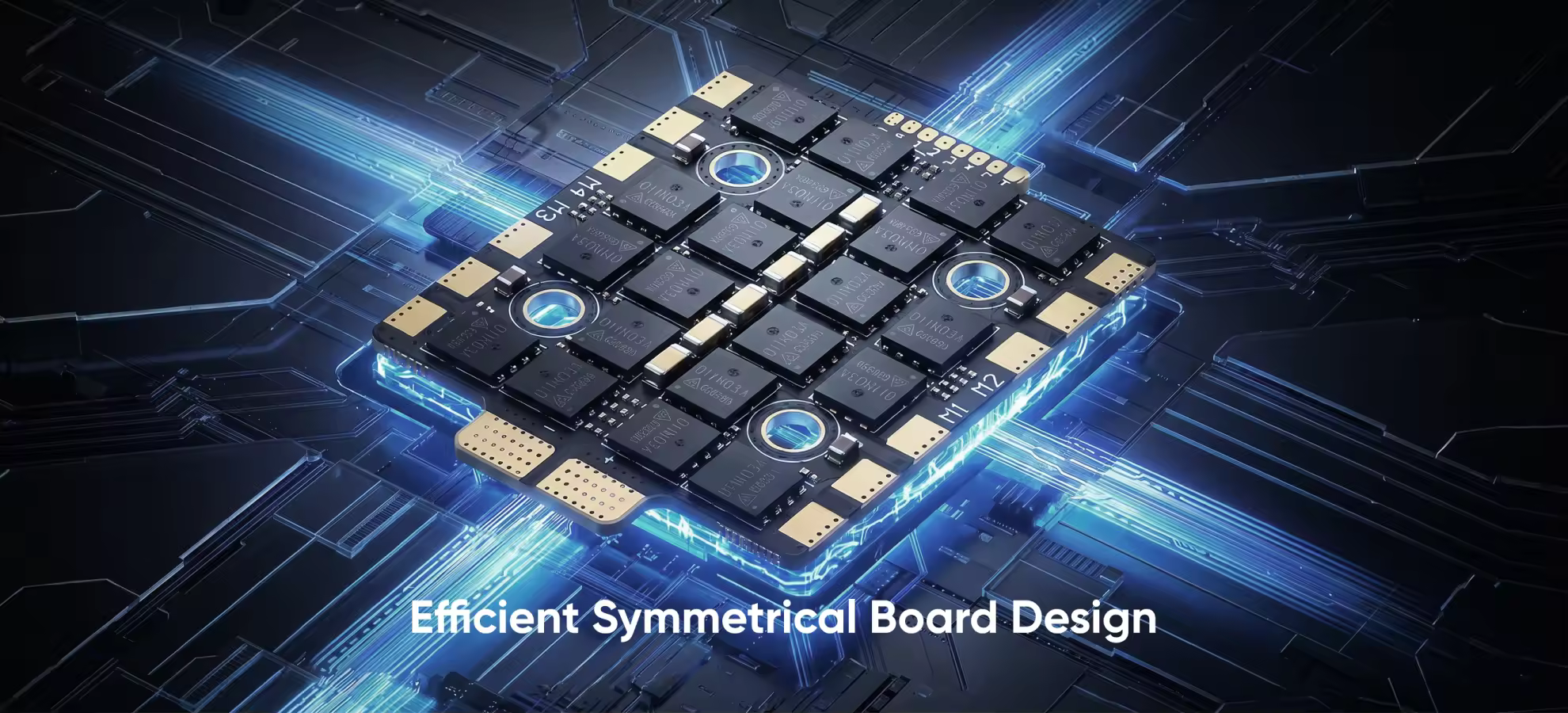 t hobby f60a mini 20x20 4in1 esc effcient symmetrical board design
