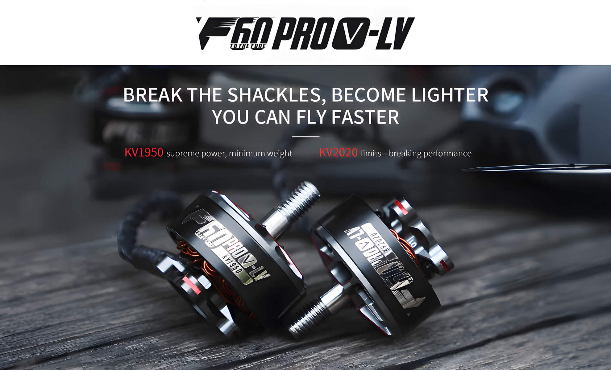 t hobby f60prov lv 2207.5 motor two kv options