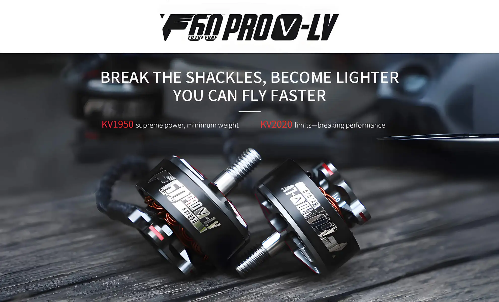 t hobby f60prov lv 2207.5 motor two kv options