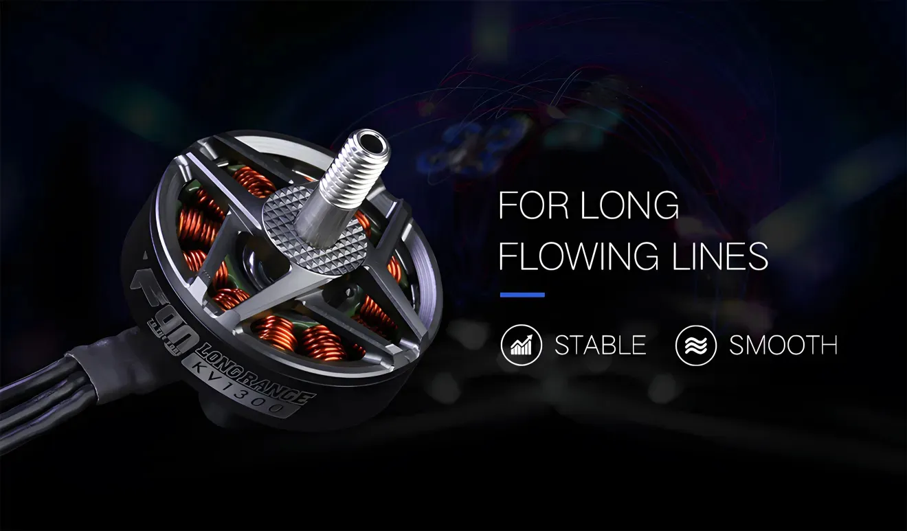 T-Hobby f90 2806.5 brushless motor for long flowing lines