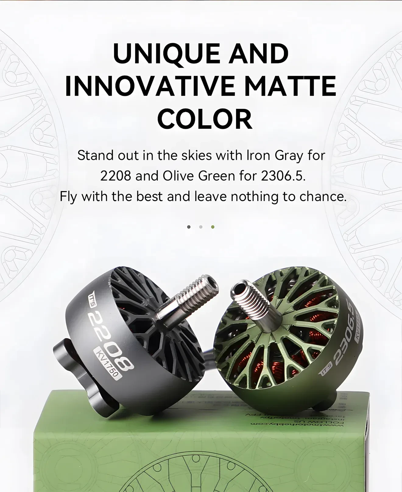 T-Hobby its 2306.5 freestyle motor matte color