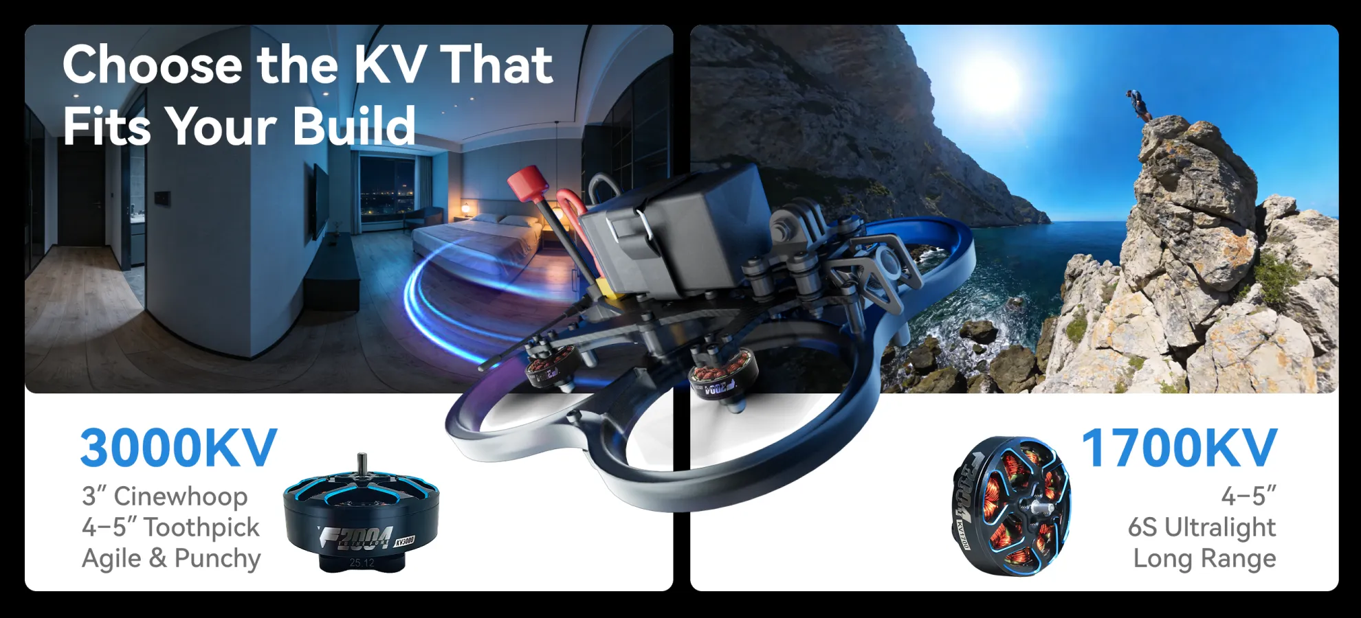 t hobby kv options matched to real fpv builds