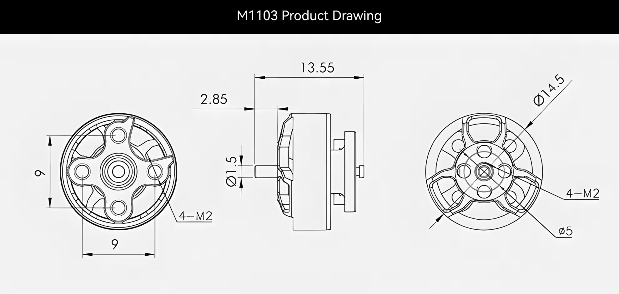 t hobby m1103 fpv micro motor9