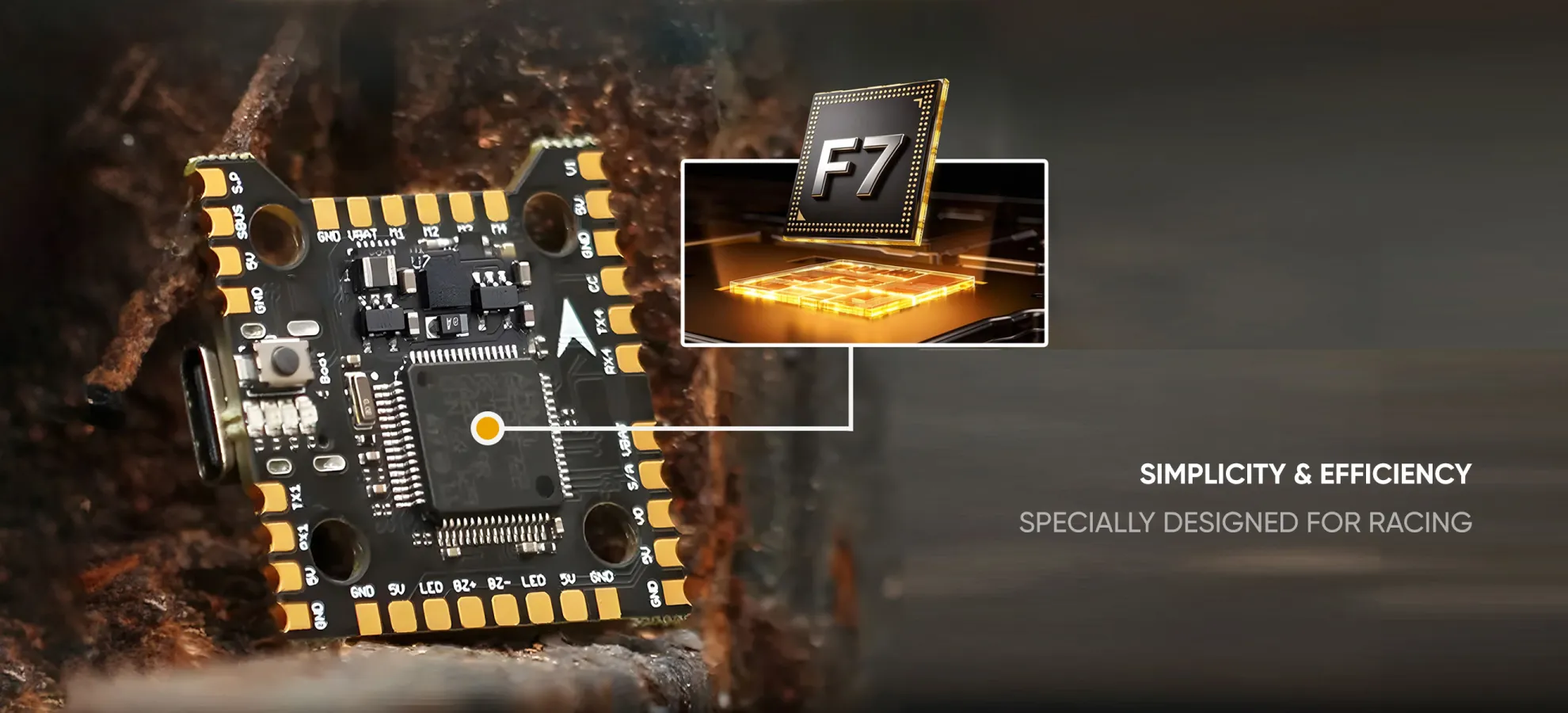t hobby mini racer f7 fc 20x20 flight controller for fpv drones pc 2