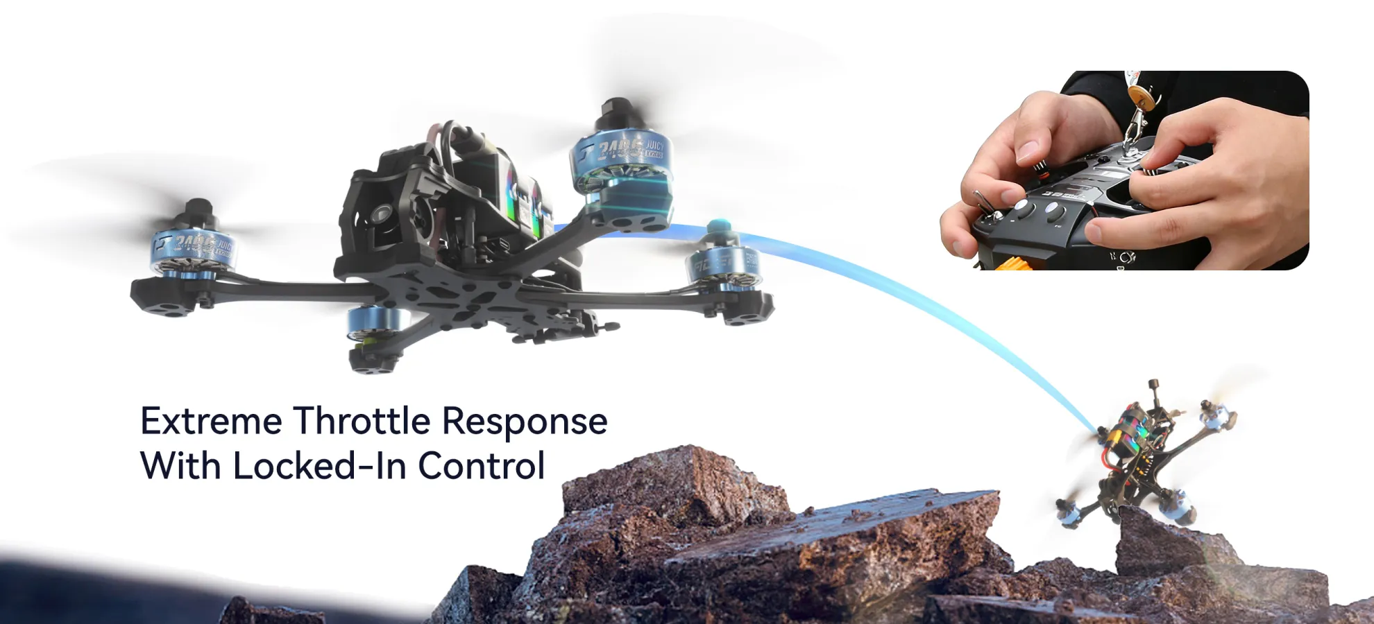 t hobby p2406 extreme throttle response with locked in control