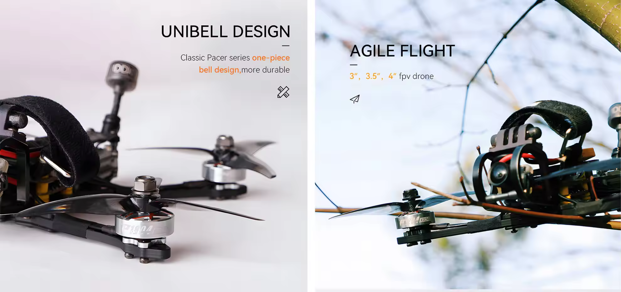 t hobby pacer p1804 for 3 4s toothpick freestyle fpv drone pc 2