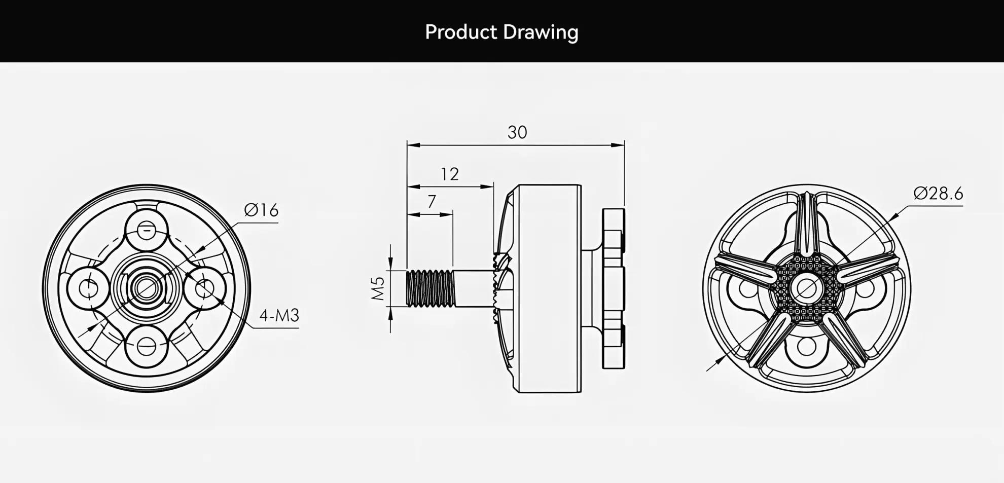 t hobby pacer v2 p2306 unibell fpv motor drawing pc