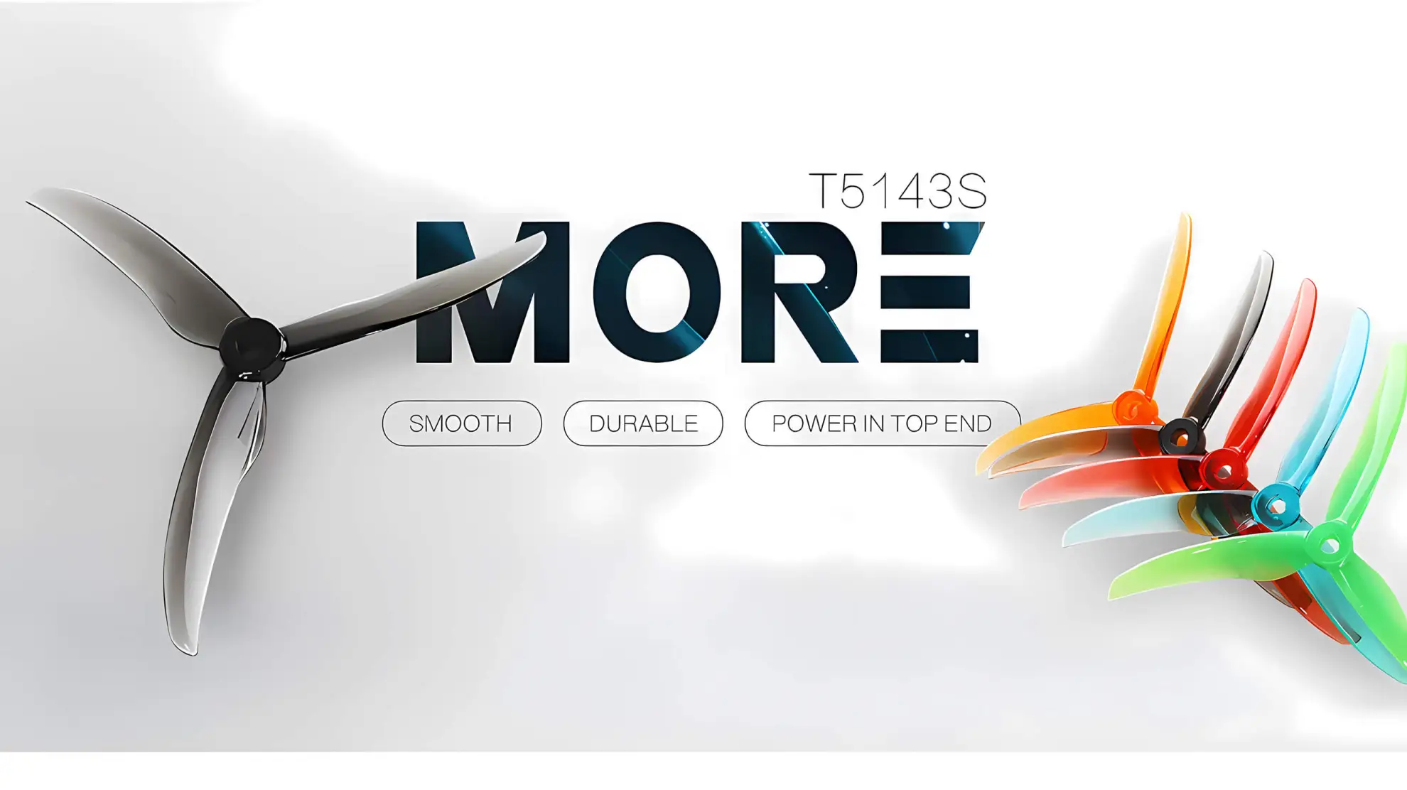 t hobby t5143s durable fpv drone propellers 3