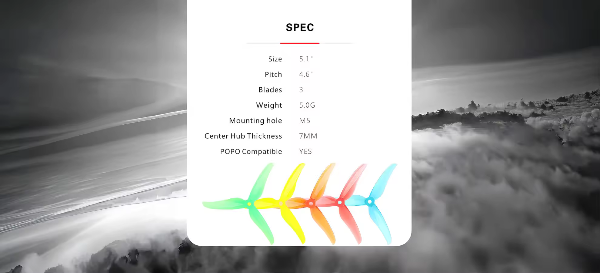 t hobby t5146 fpv drone propellers for freestyle indoor racing pc 3