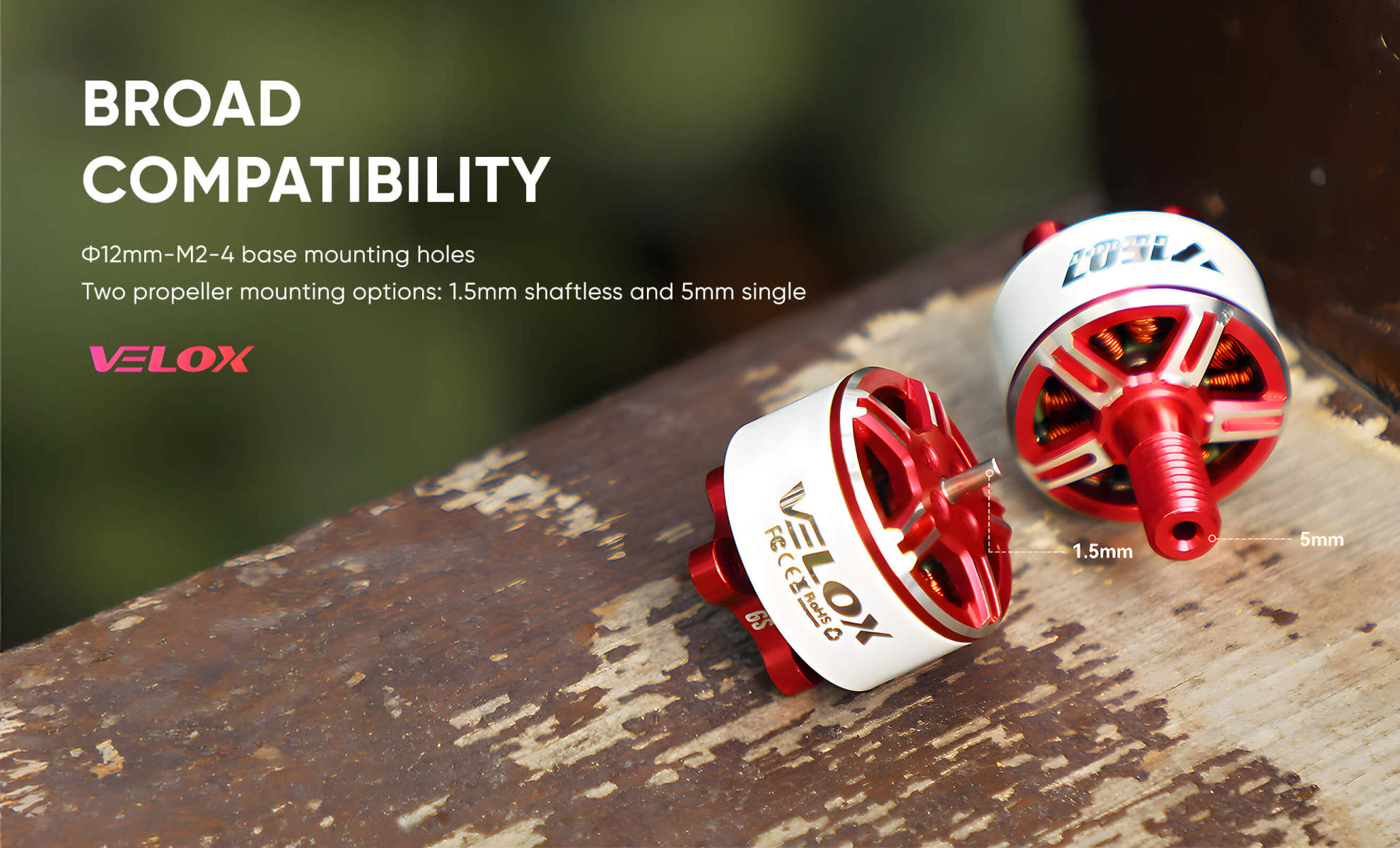 t hobby v1507 3 4 inch fpv brushless motor dual voltage pc 3